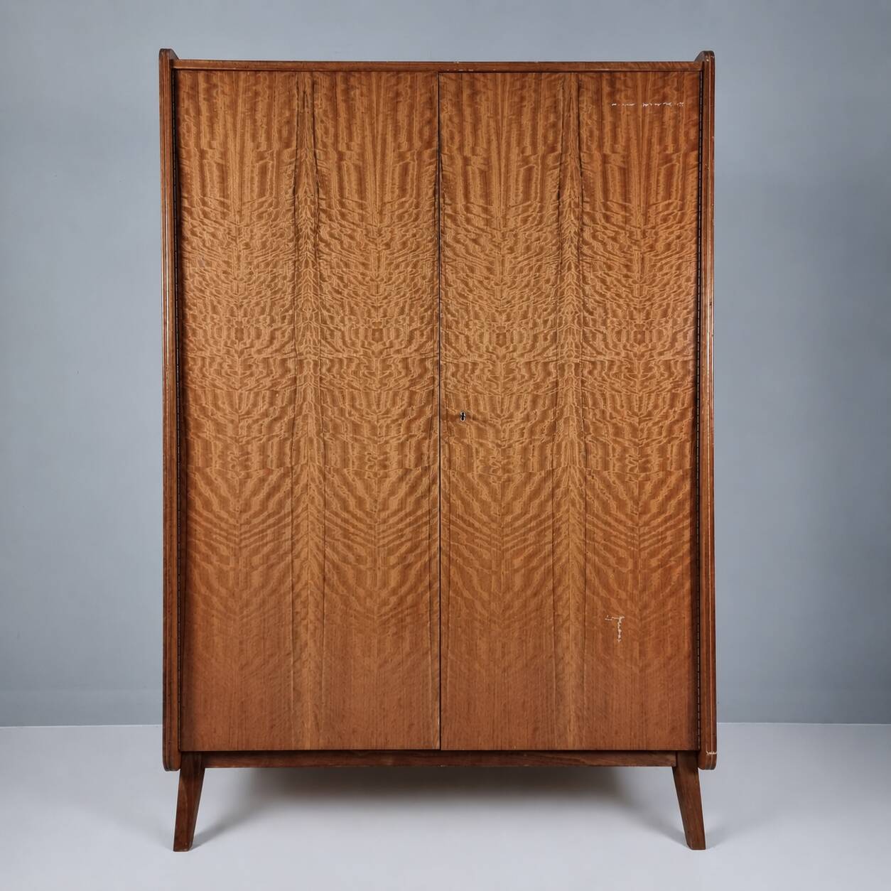 Vintage Wardrobe in Walnut by Tatra Nabytok, 1970s