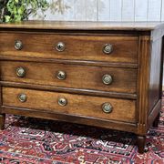 Louis XVI commode from the 18th century in walnut.