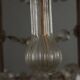 Antique metal and glass chandelier, Italy, 20th century