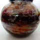 Lacquered glass ball vase by Jean Noel Bouillet