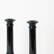 2 chandeliers, Arcoroc style, vintage French