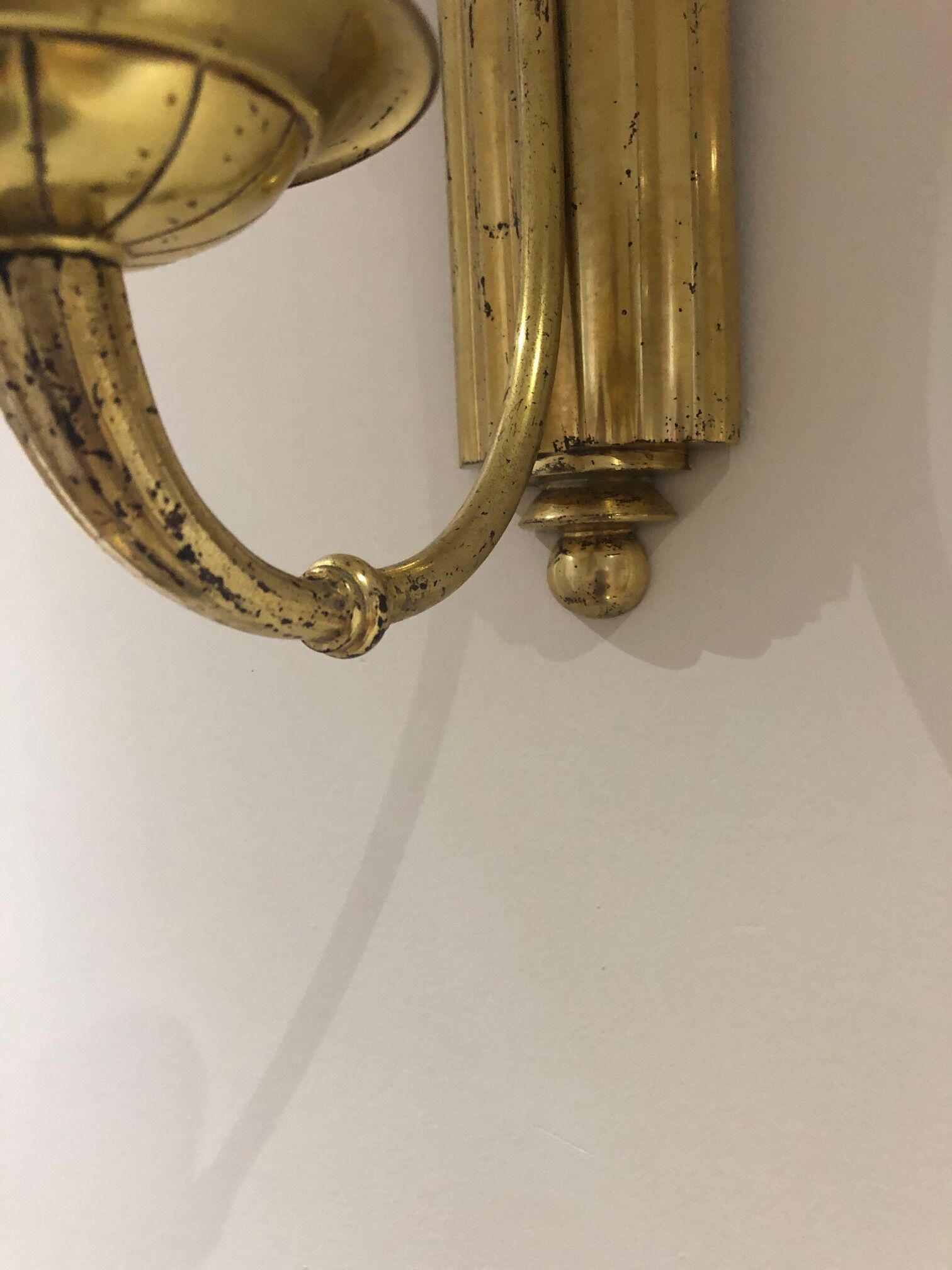 Art Deco sconces pair