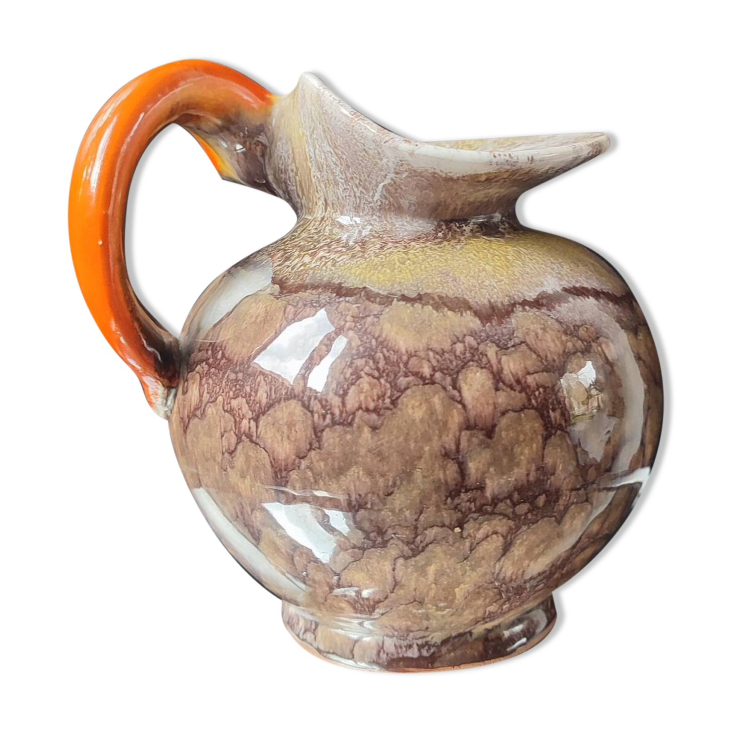 Ceramic pitcher by Roberto Rigon for Bertoncello, 1960s-70s
