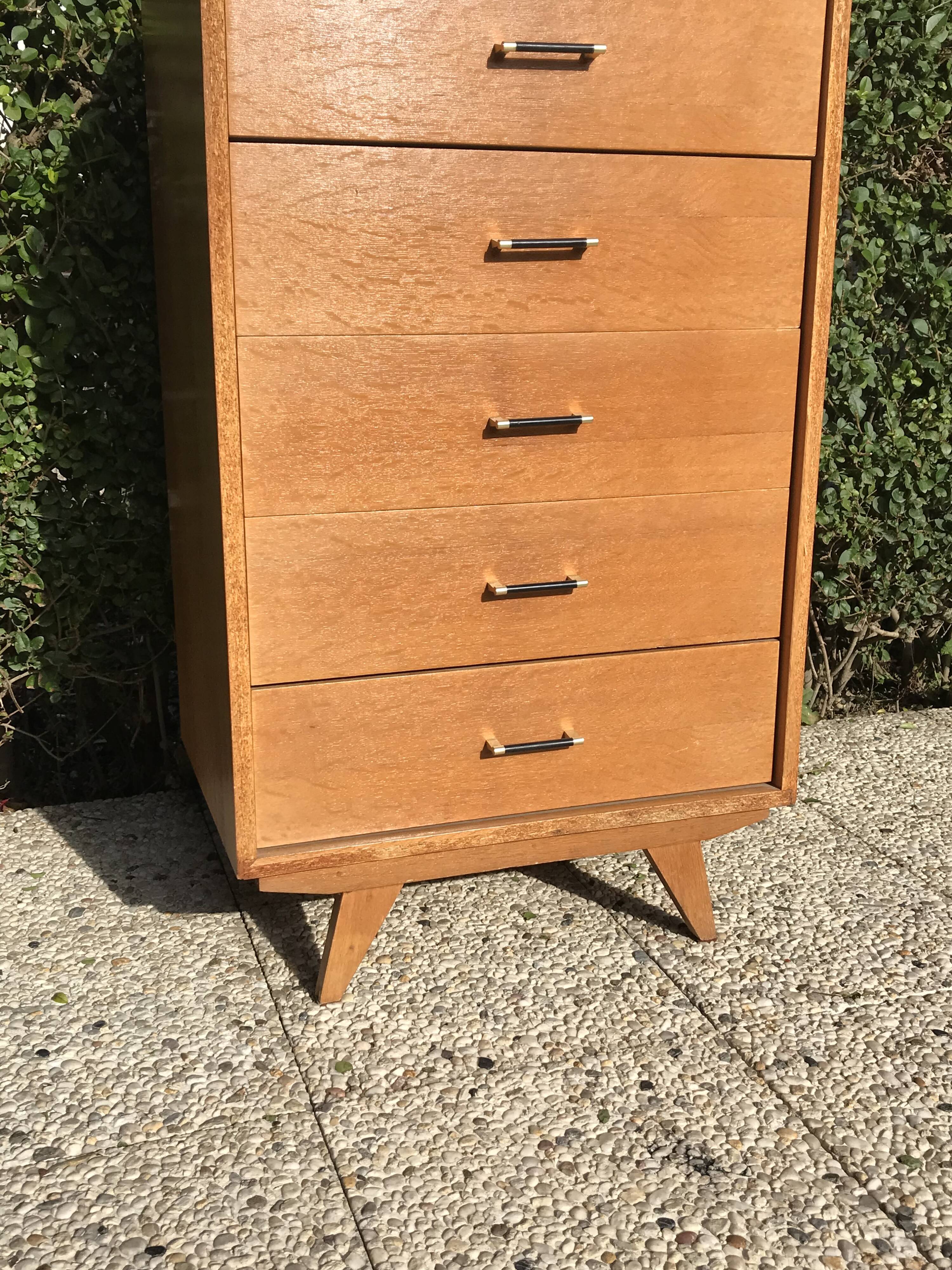 Commode vintage pieds compas