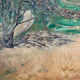 The path under the winter trees signed Maurice Bouillot 1946