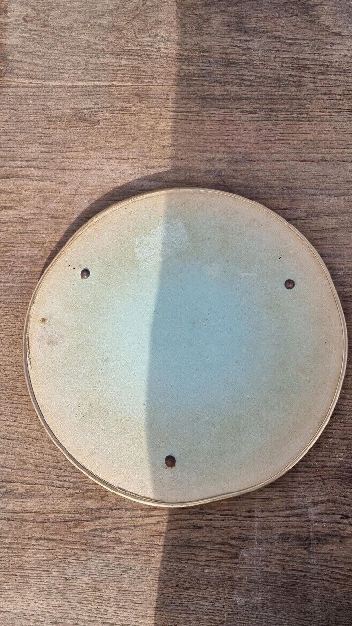 Golden mirror round shape