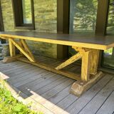 Table ancien de ferme en chene massif