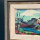 Original Swedish Oil on Panel – “Mountain Landscape” – Vintage & Framed