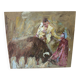 Impressionist Oil Painting on Wood Panel