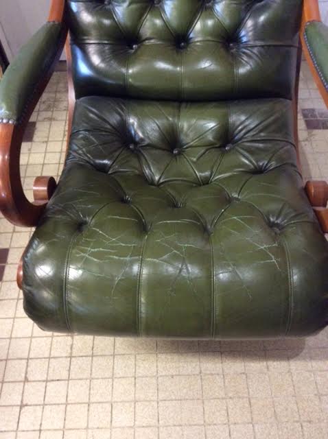 Chesterfield type armchair