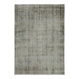 Handmade oriental 1980s 268 cm x 365 cm grey wool carpet