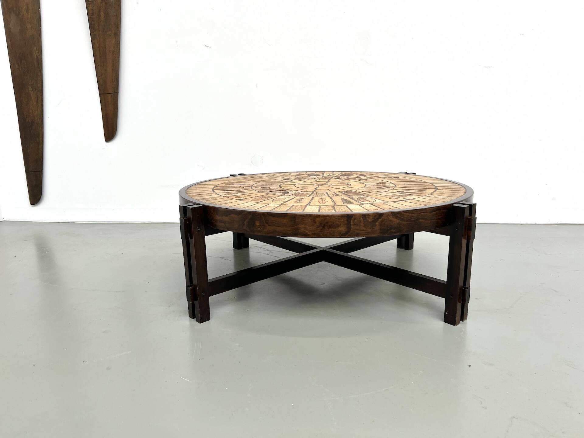 "Les Herbiers" coffee table by Roger Capron