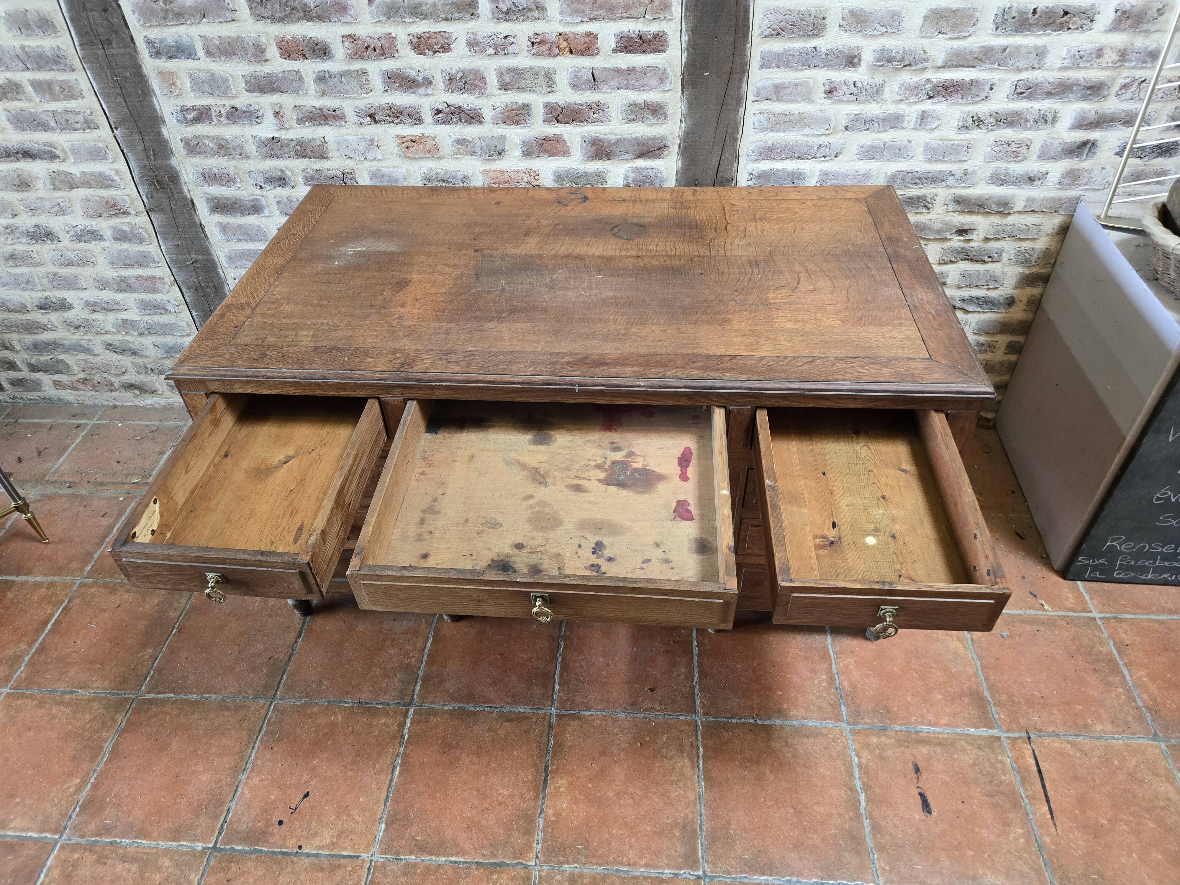 Oak minister's desk