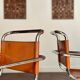 Pair of MR20 armchairs by Ludwig Mies van der Rohe, 1970s edition
