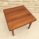 Teak coffee table designed by Niels Bach, Danish production.