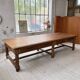 Solid walnut farmhouse castle table 1900 XXL