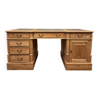 Classic English Teak Wood Desk