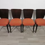 Art Deco Dining Chairs by Jindrich Halabala