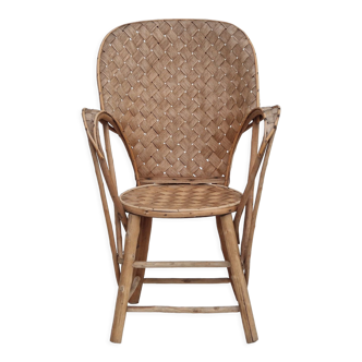 Fauteuil pour Pascal Raffier Vannerie France