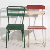 Antique outdoor chairs (c.1920). Set of 4 pieces no. 16