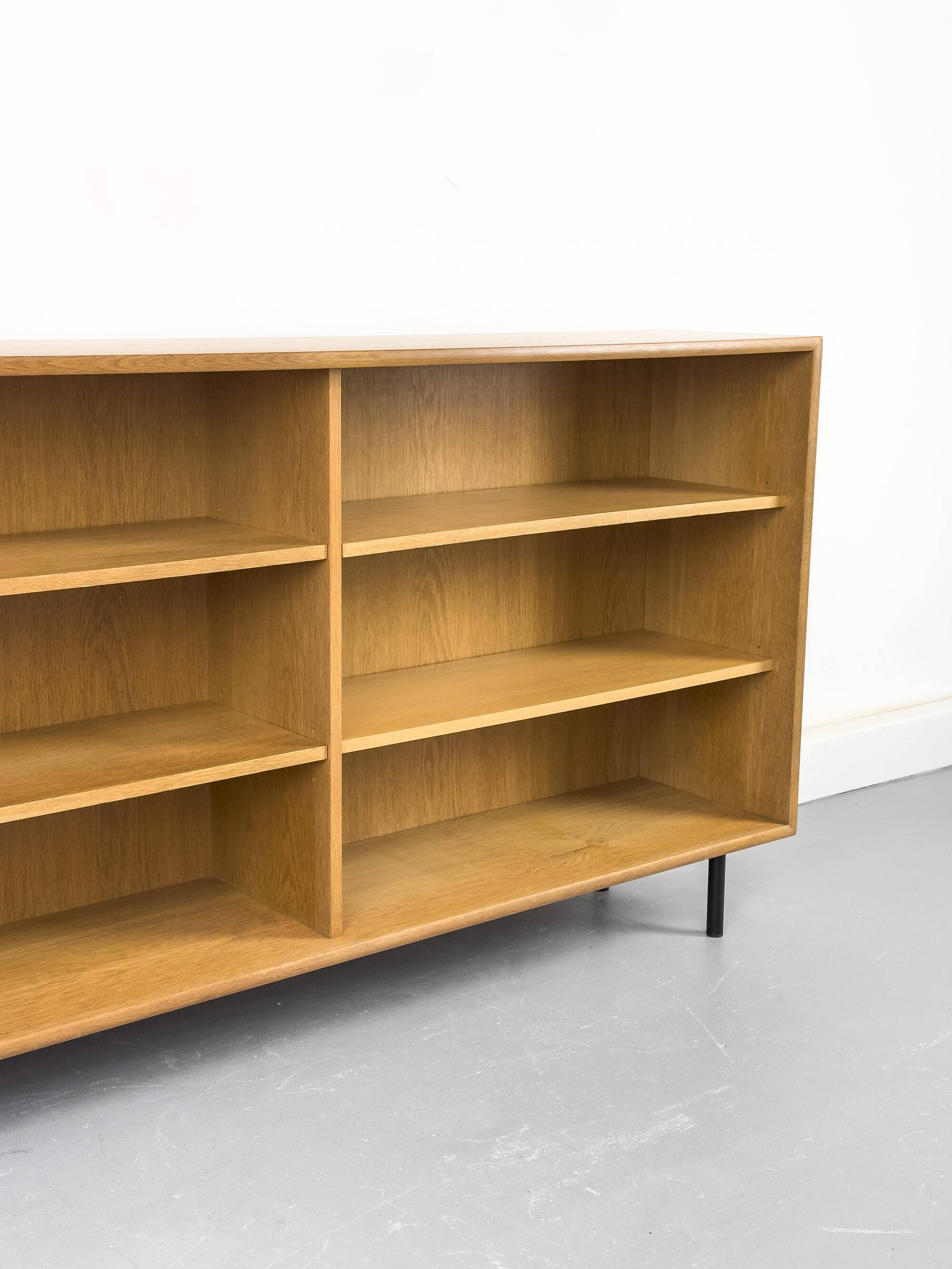 Vintage Oak Book Shelf from Wk Möbel, 1970s