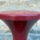 Tabouret tam tam stamp rouge cerise édition originale