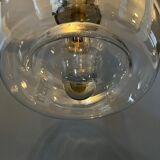 Lampe pendentif en verre vintage Doria Leuchten