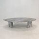 Italian marble leaf shape coffee table, 1980's