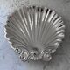 Large stainless steel seashell bowl
