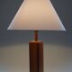 Modern Scandinavian table lamp in rosewood, 1960s