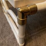 1970s "Kettal" Bamboo Coffee Table in Fiberglass