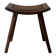 Stool / side table in wood and rope, France 1950