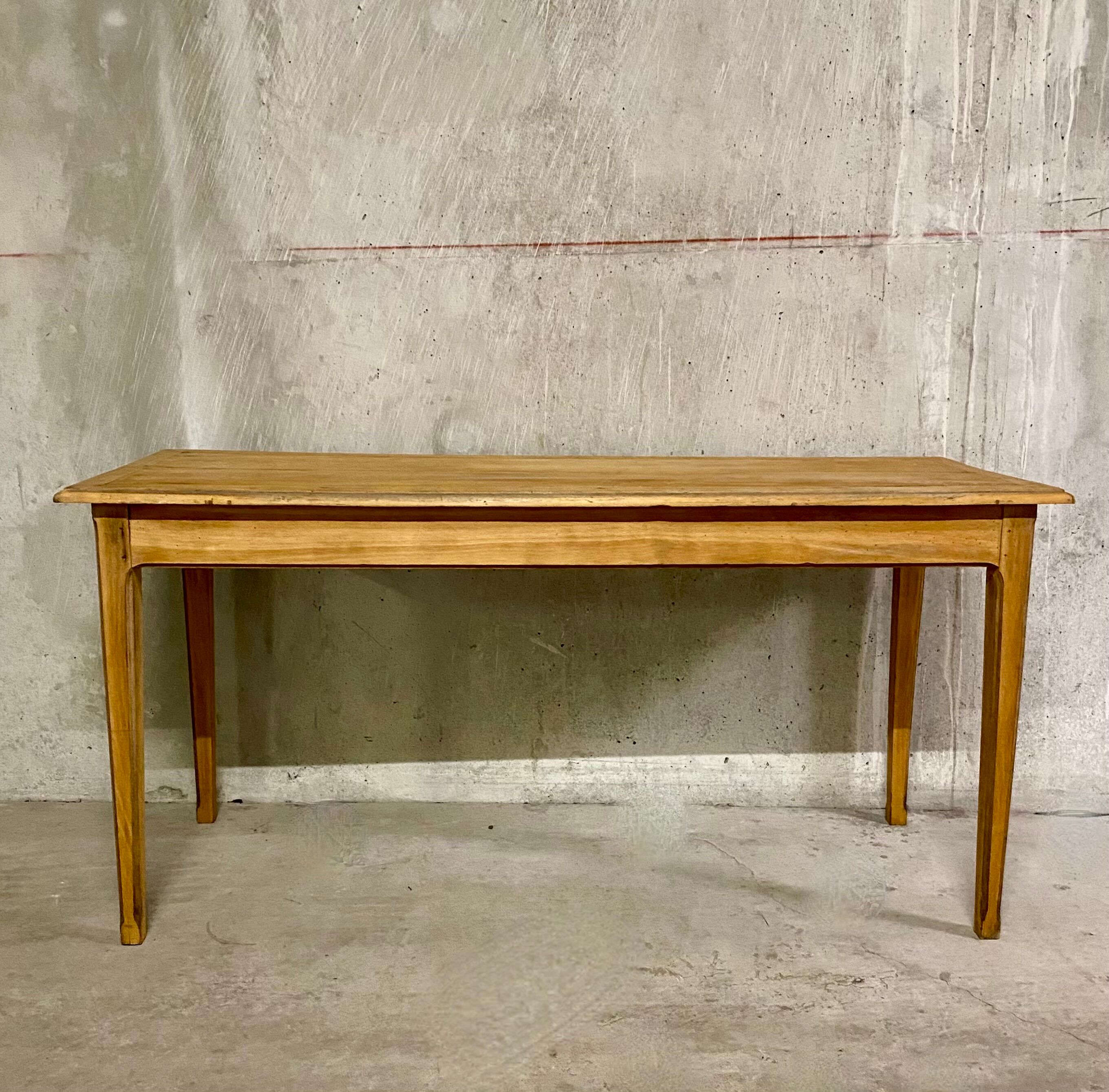 Light wood table