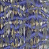 Tableau texturé contemporain Bleu imprimé  Ref cobalt