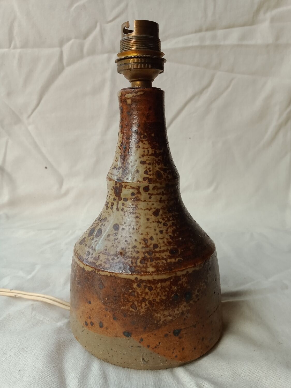 Vintage stoneware lamp base