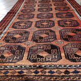 Antique carpet afghan baluch handmade 114cm x 202cm 1900s