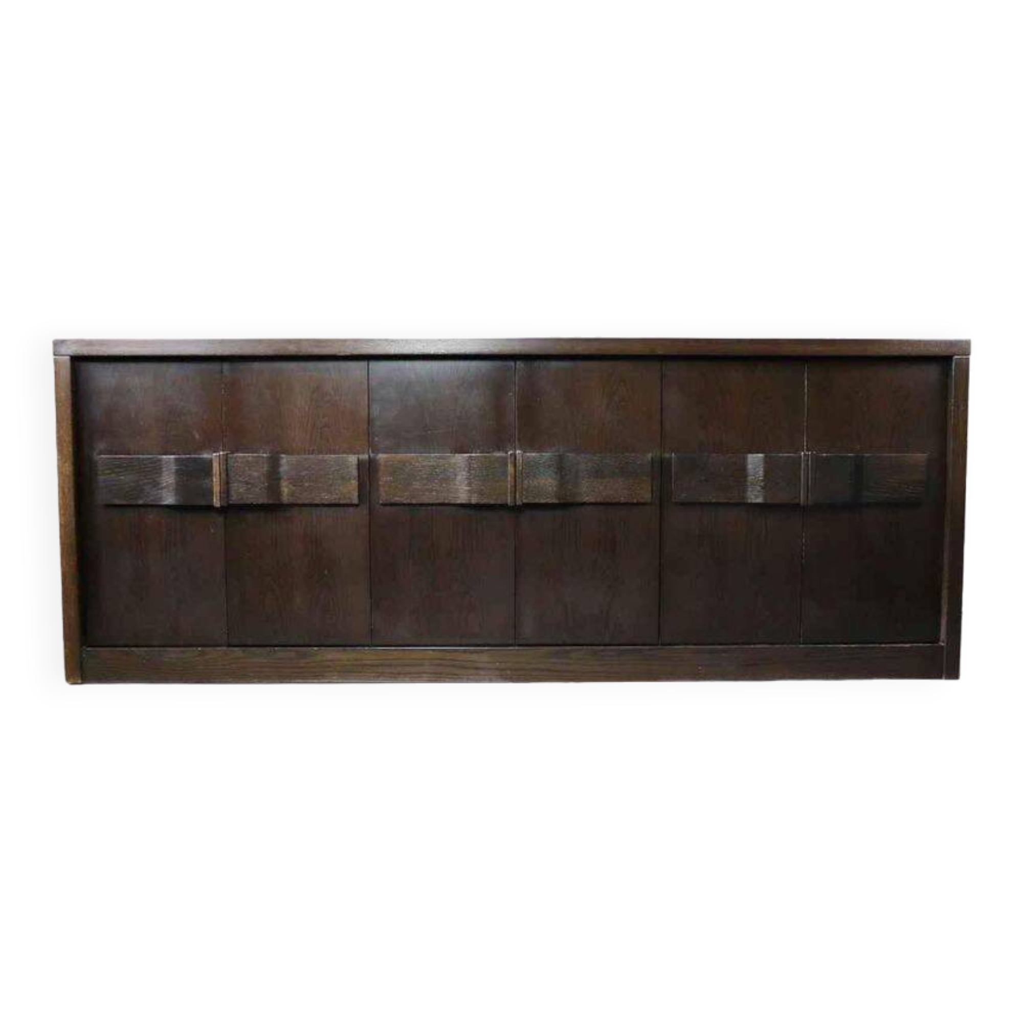 Brutalist oak sideboard, Belgium 1970's