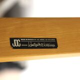 Scandinavian leather armchair, Karl-Erik Ekselius, JOC Vetlanda, Sweden, 1960