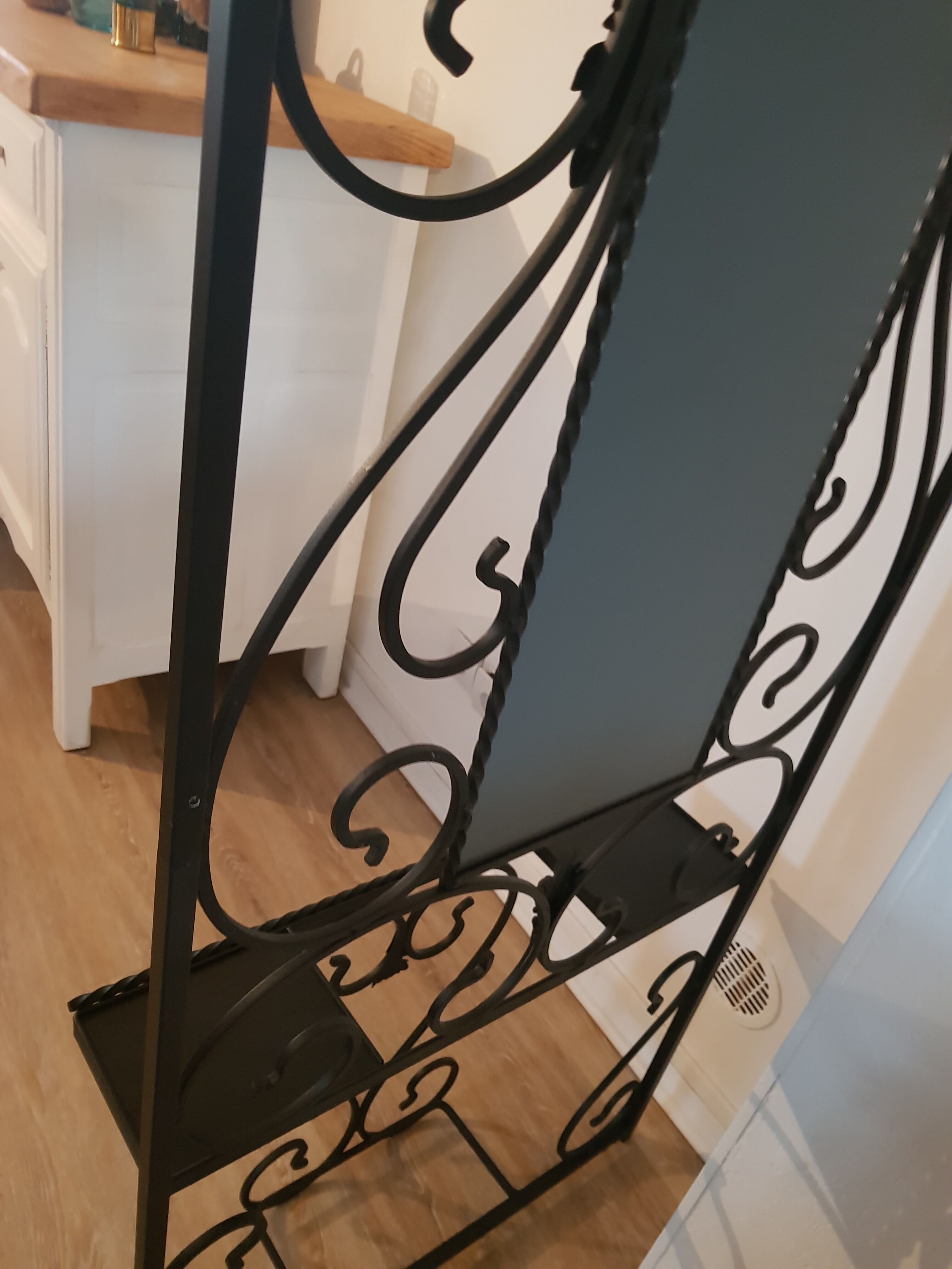 Vestiaire en fer forgé  noir