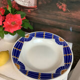 6 hollow plates made in france badonviller