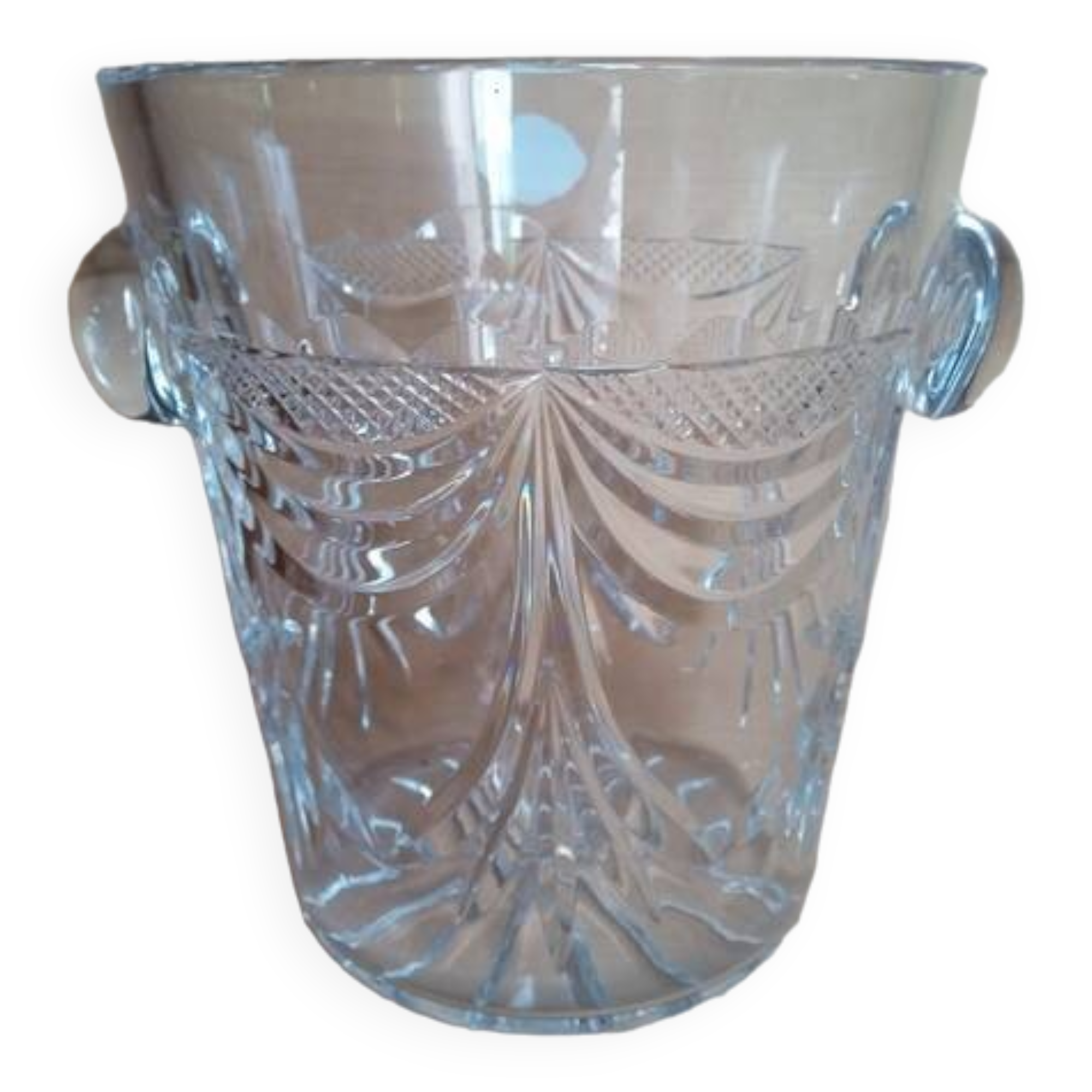 Etzel vintage crystal champagne bucket