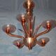 Lustre Améthyste (signé) Murano Vers 1940-50