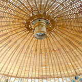 Braided wicker suspension