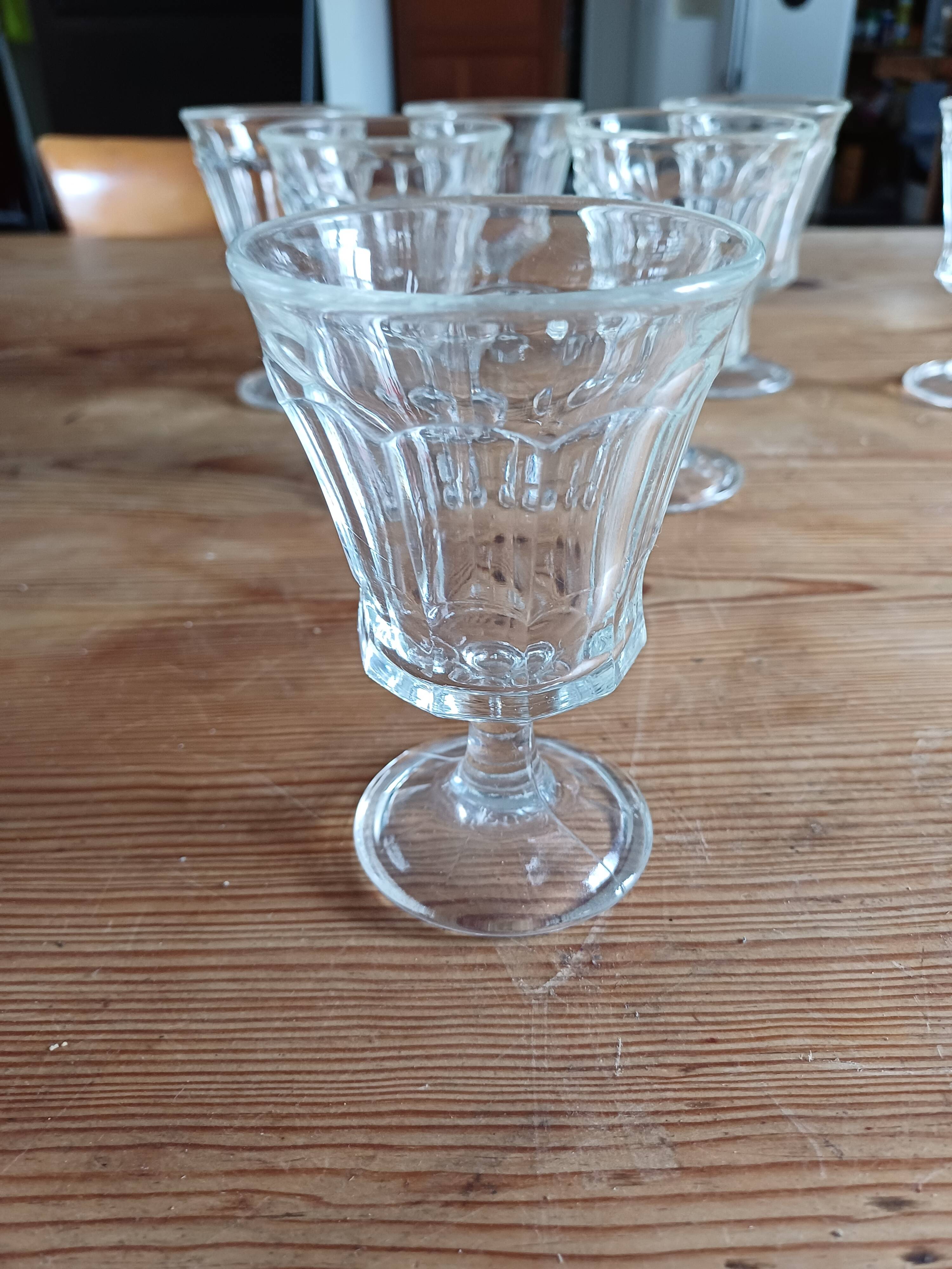 7 old glasses