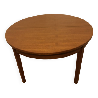 Scandinavian extendable teak dining table