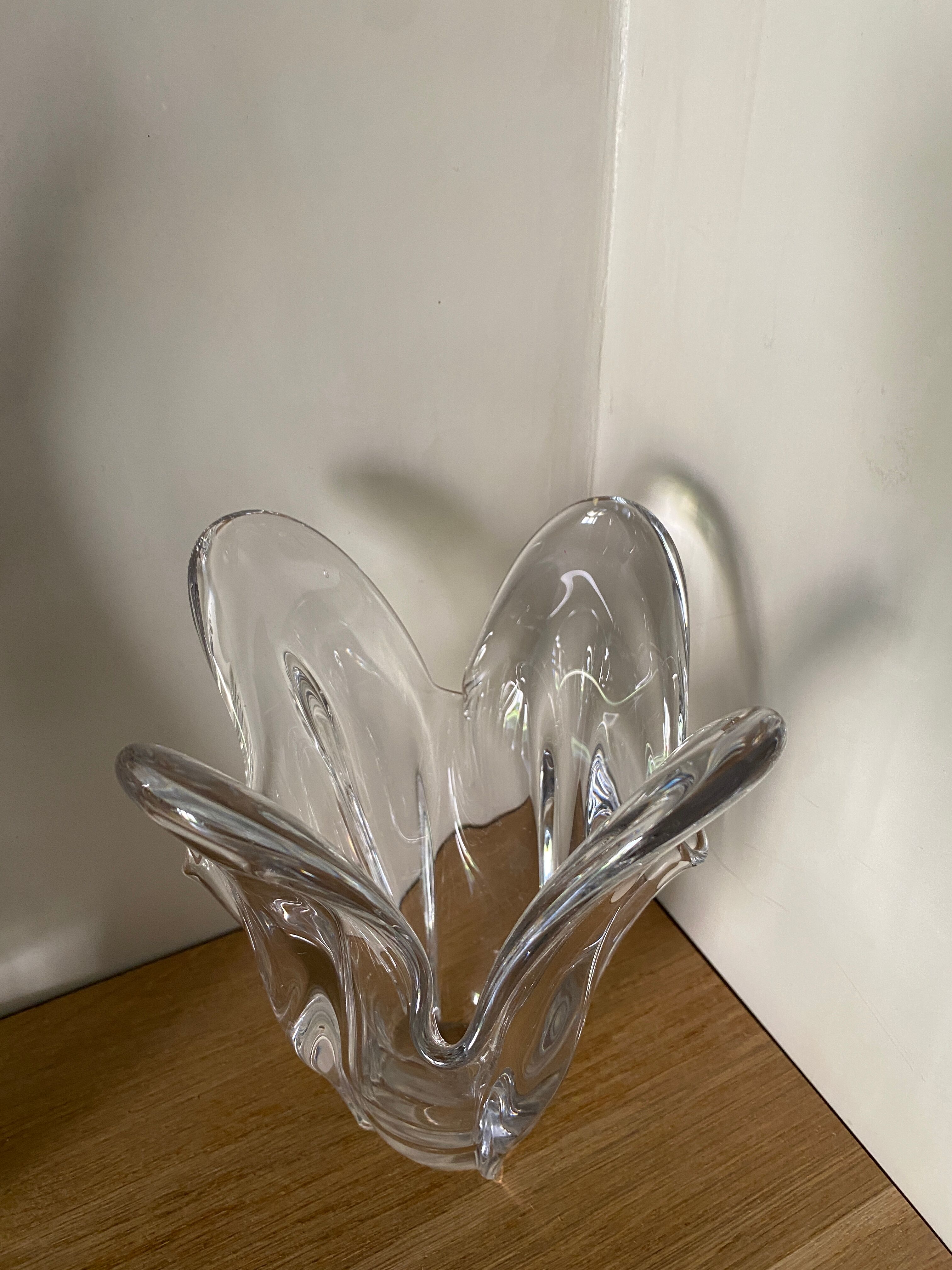Vintage crystal vase
