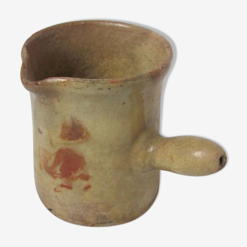 Pot à lait terre vernissée, XIXème