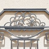 Pair of Art Deco wrought iron doors, circa 1925