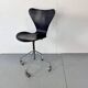 Vintage early 3117 swivel desk chair by Arne Jacobsen for Fritz Hansen, 1955