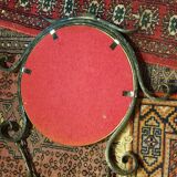 Massive wrought iron mirror  50x80cm